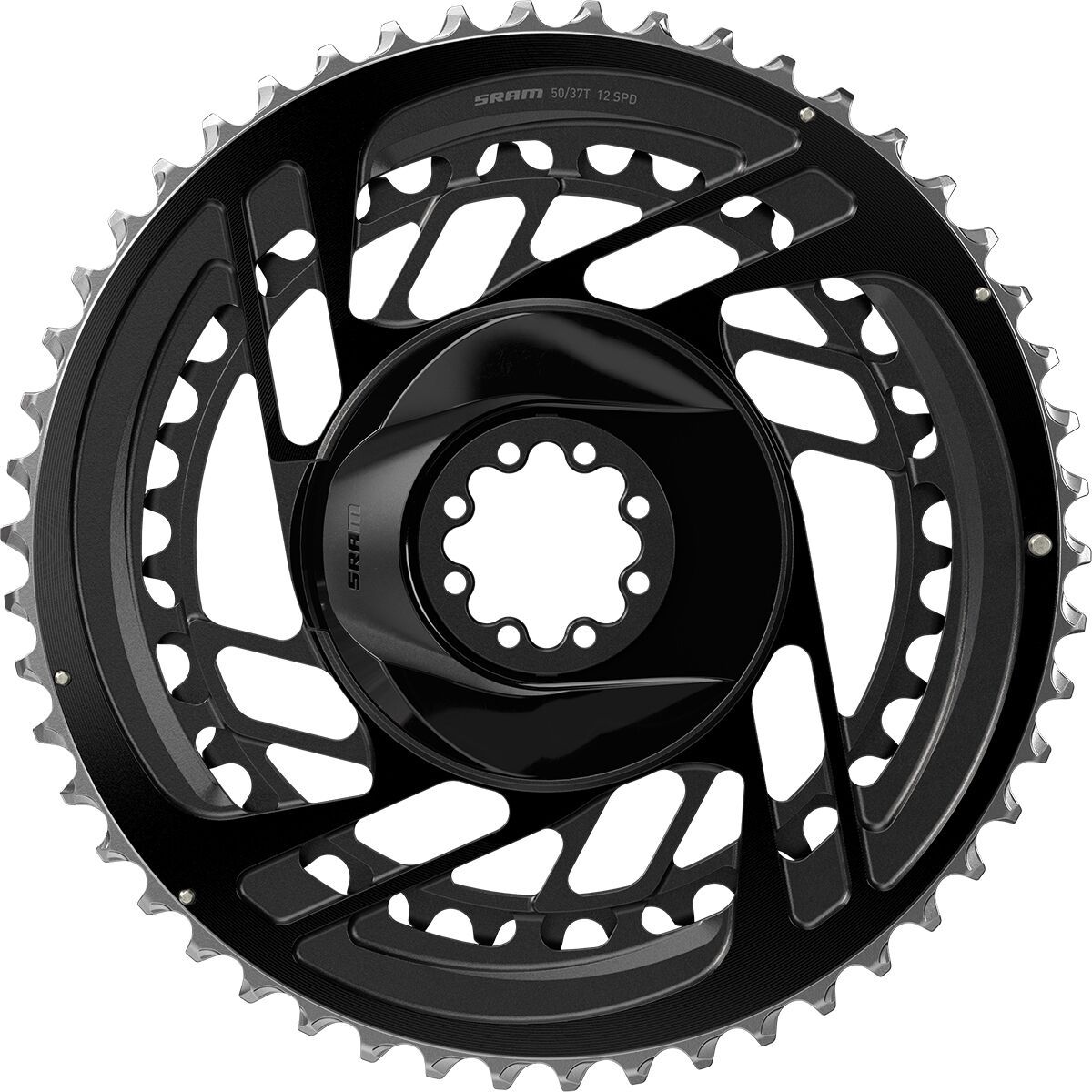 SRAM Force 12-Speed 2x Direct Mount Chainring in Black - Size: 50/37T