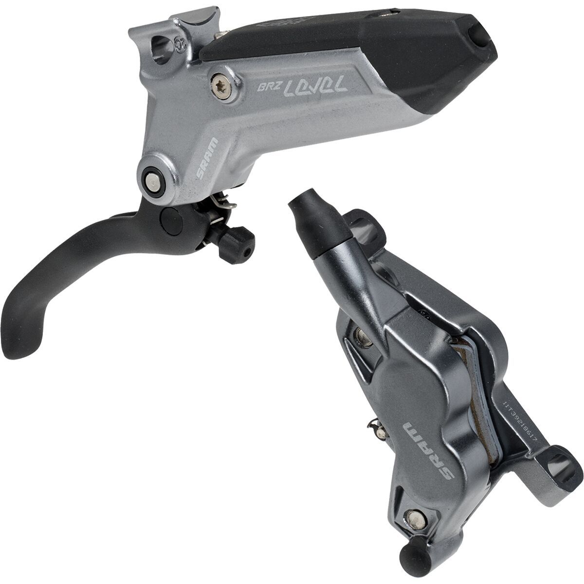 SRAM Level Bronze Stealth 4-Piston Disc Brake in Blast Dark Polar - Size: Front/Left