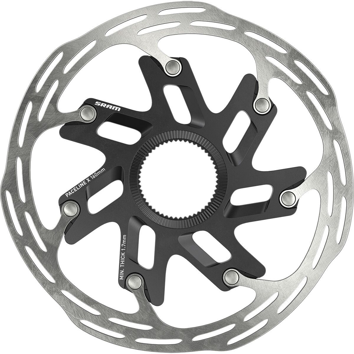SRAM Paceline X Rotor - Centerlock - Size: 140mm in (includes lockring)