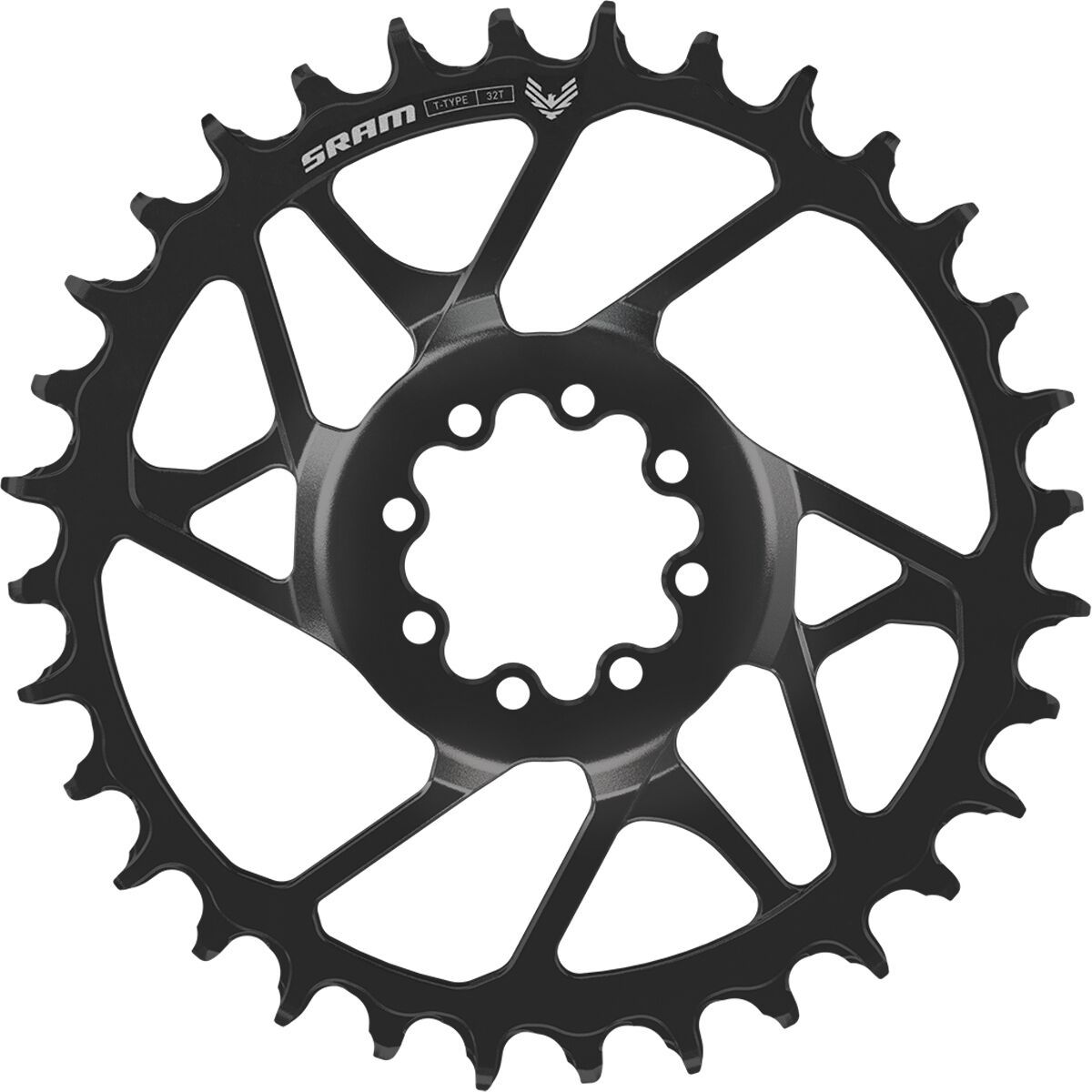 SRAM Eagle T-Type S1000 Steel Direct Mount Chainring in Black - Size: 32t/3mm Offset