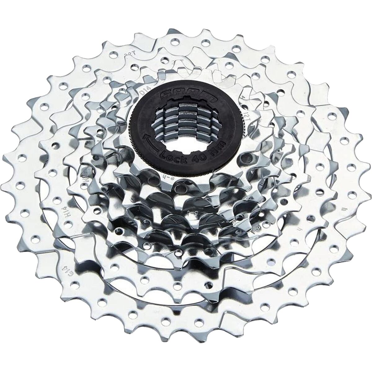 SRAM PG-730 7 Speed Cassette in Silver - Size: 12-32t