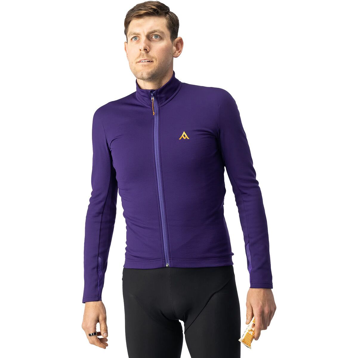 7mesh Industries Men's Callaghan Long-Sleeve Jersey in Cherry - Size: Medium