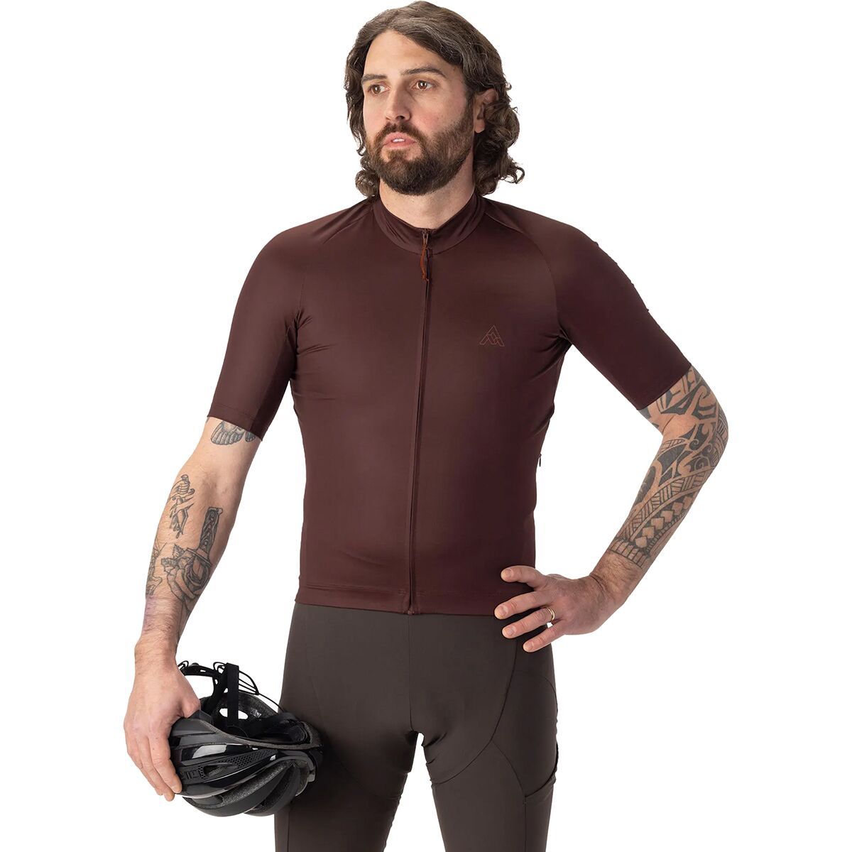 7mesh Industries Men's Atlas Short-Sleeve Jersey in Raisin - Size: XL