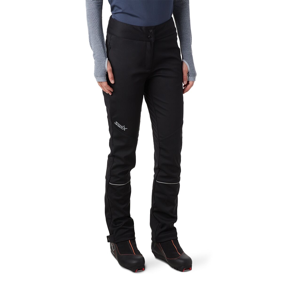 Swix Women's Voldo Light Softshell Pant in Black - Size: Large