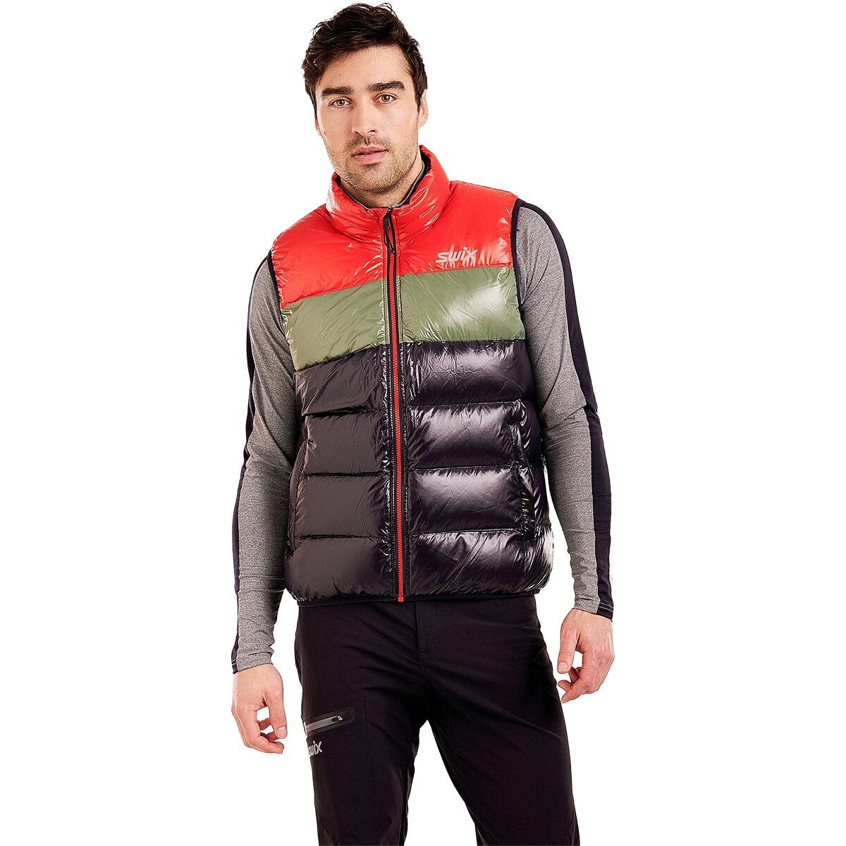 Swix Men's Nordland Quilted Vest in Black - Size: XL