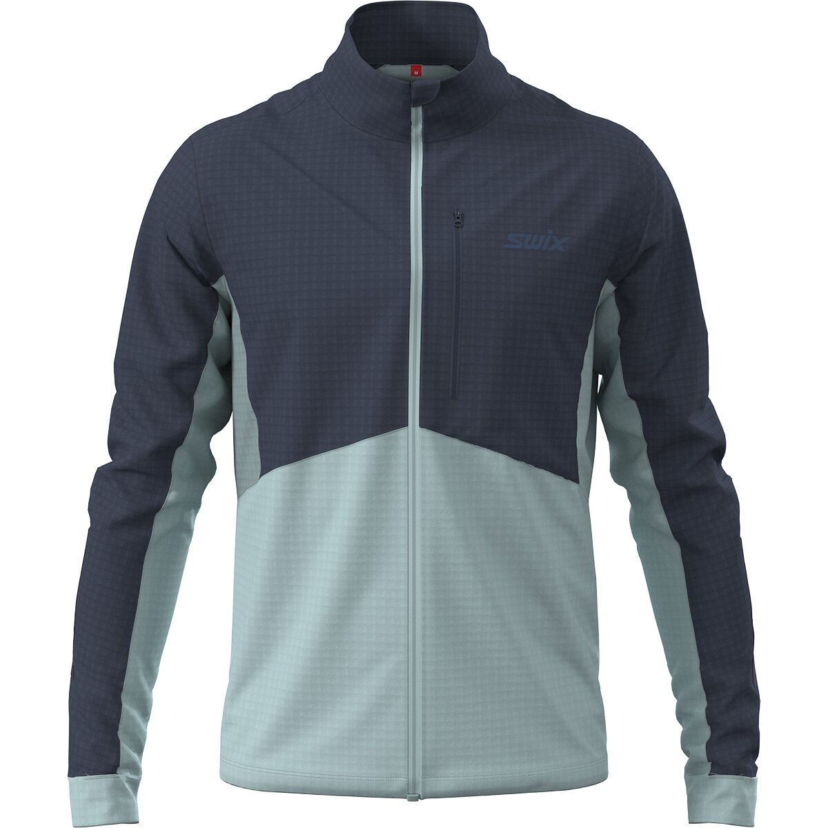 Swix Swix Men's Pace Hybrid Full-Zip Jacket in Dark navy / Fog - Size: XXL - $107.97 at Steep and Cheap