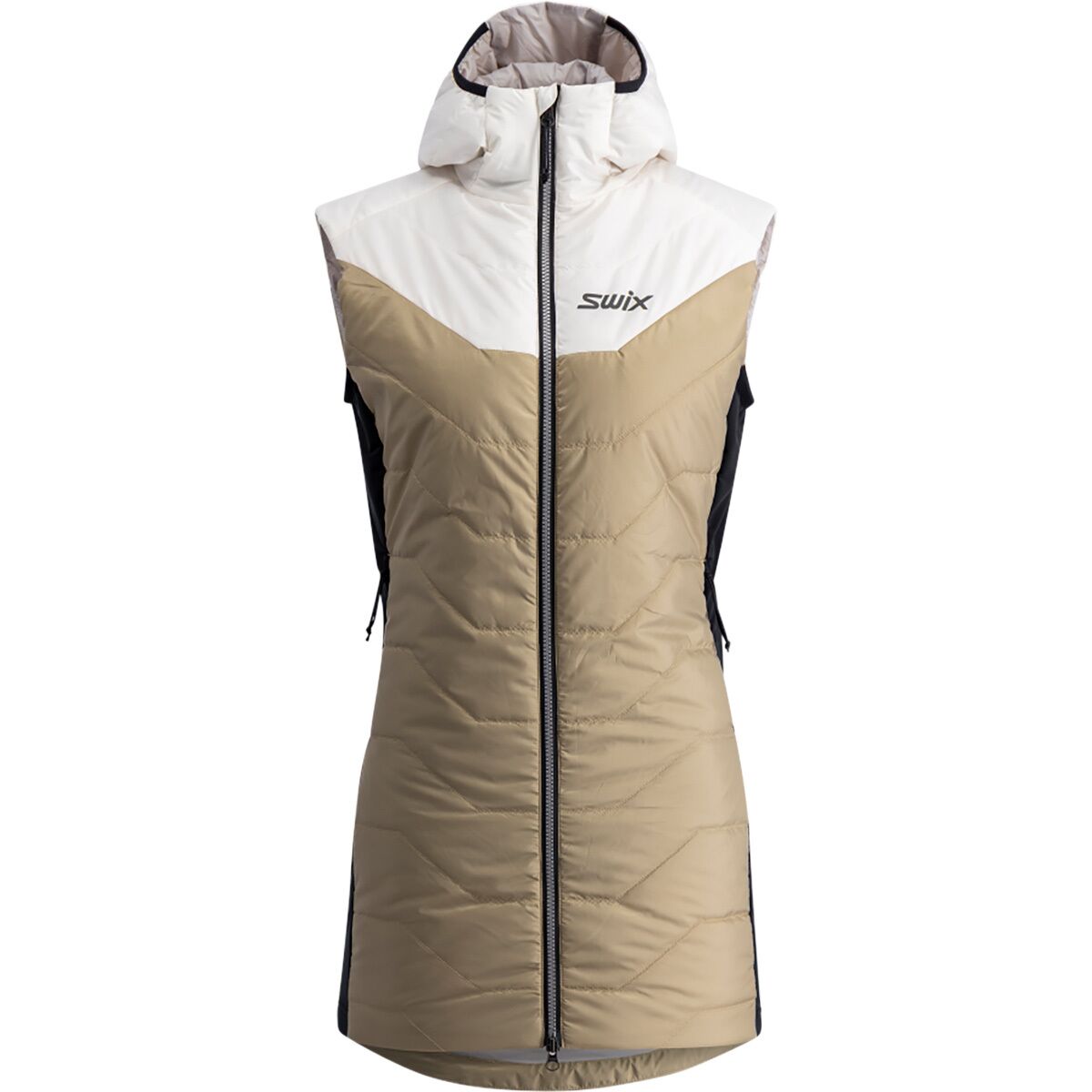 Swix Women's Infinity Insulated Long Vest in Dune - Size: XL