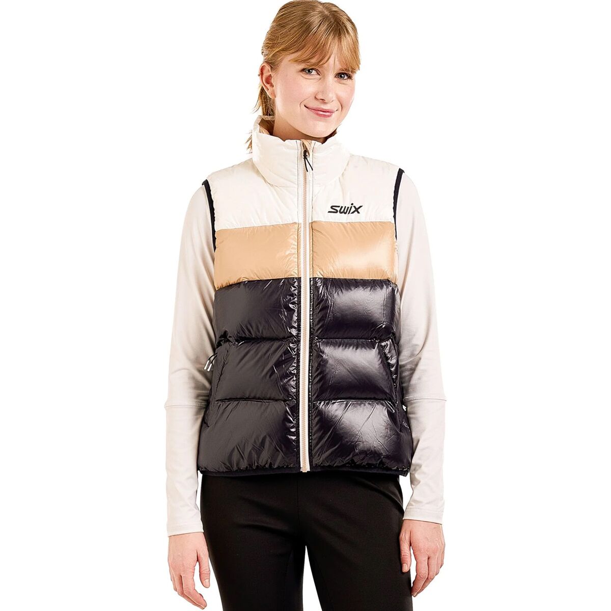 Swix Women's Nordland Light Down Vest in Black - Size: XS