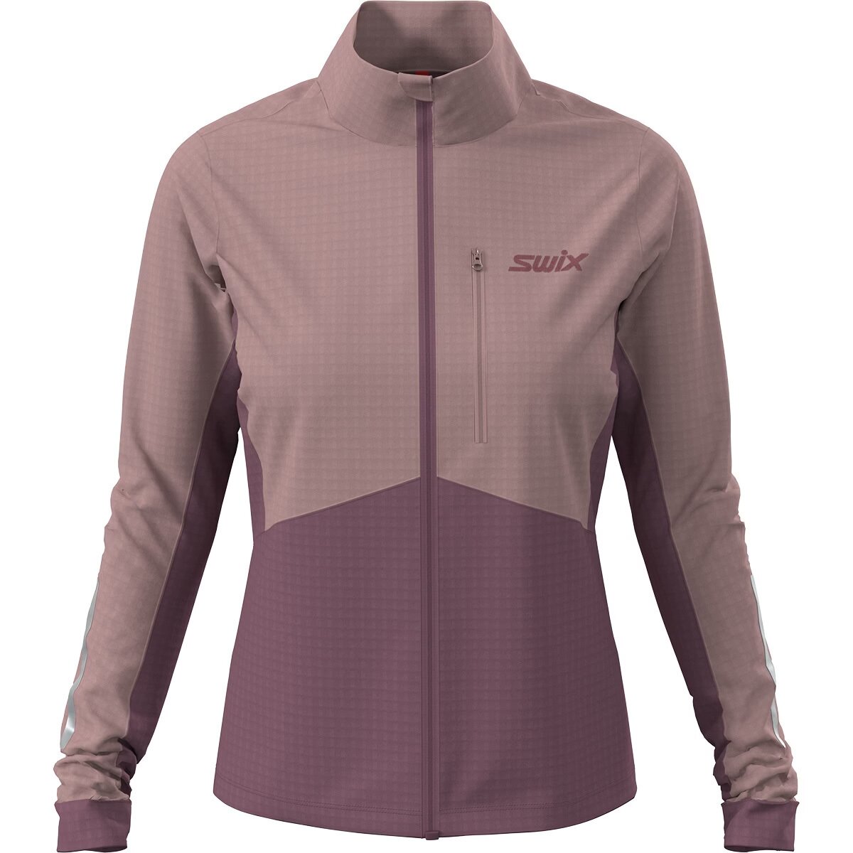 Swix Swix Women's Pace Hybrid Full-Zip Jacket in Light Plum - Size: Medium - $107.97 at Steep and Cheap
