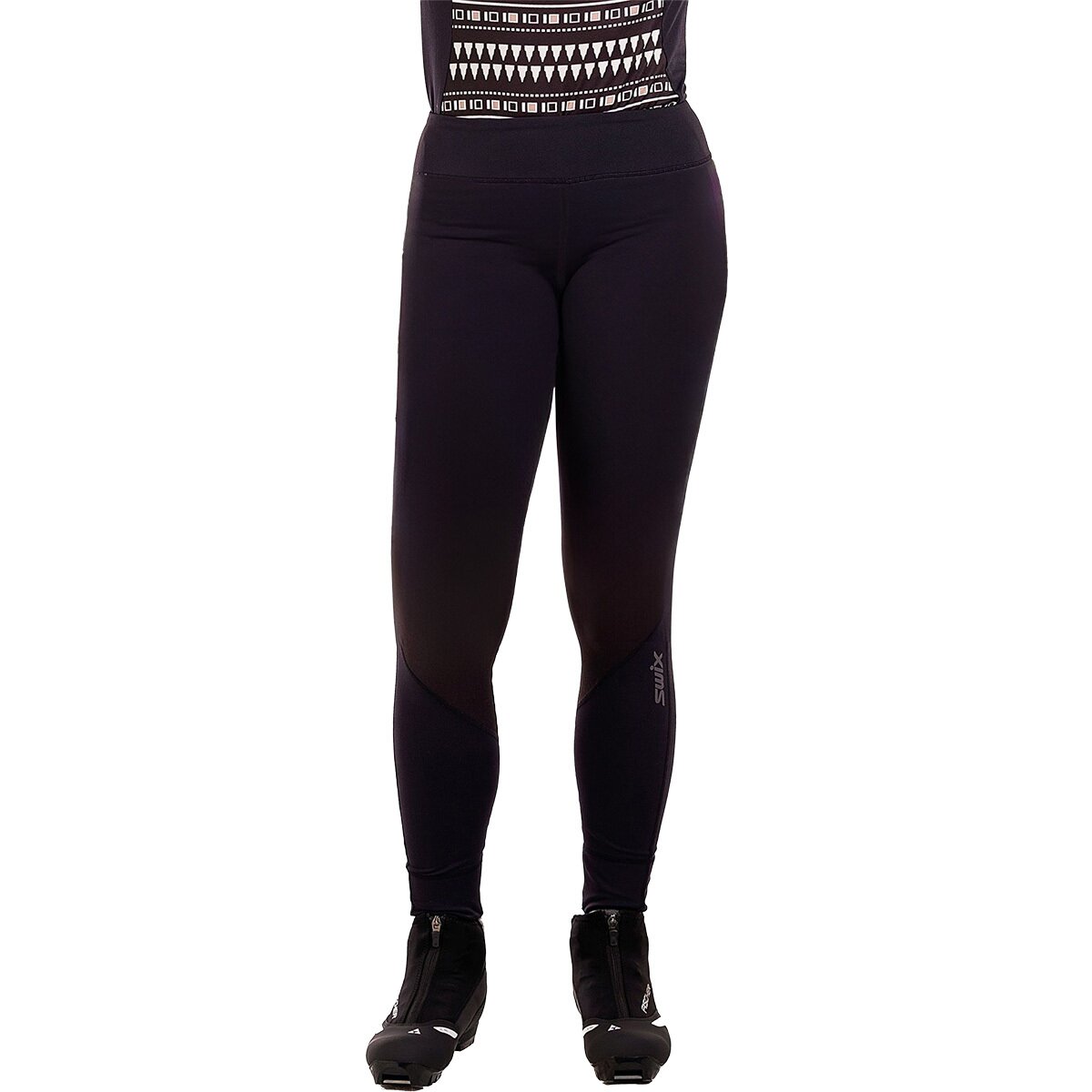 Swix Women's Tista Mid Layer Tight in Black - Size: XL