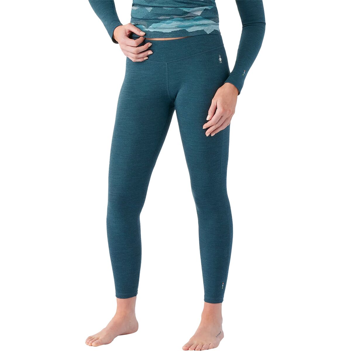 Smartwool Smartwool Women's Classic Thermal Merino Baselayer Bottom in Twilight Blue Heather - Size: Small - $87.50 at Steep and Cheap