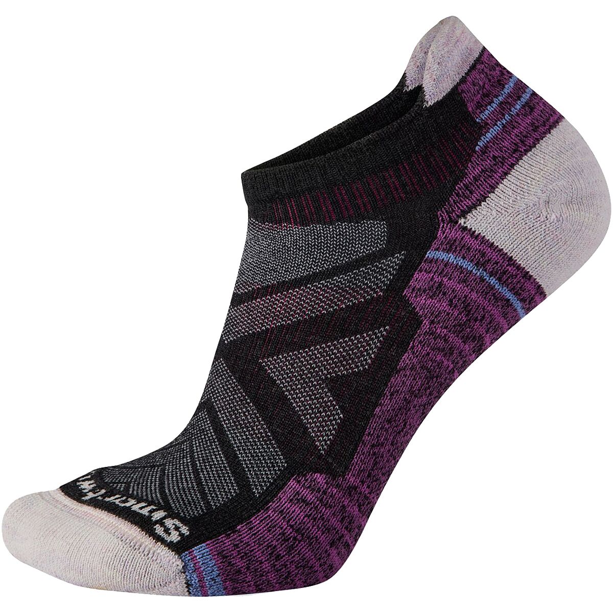 Smartwool Women's Performance Hike Light Cushion Low Ankle Sock in Charcoal - Size: Small