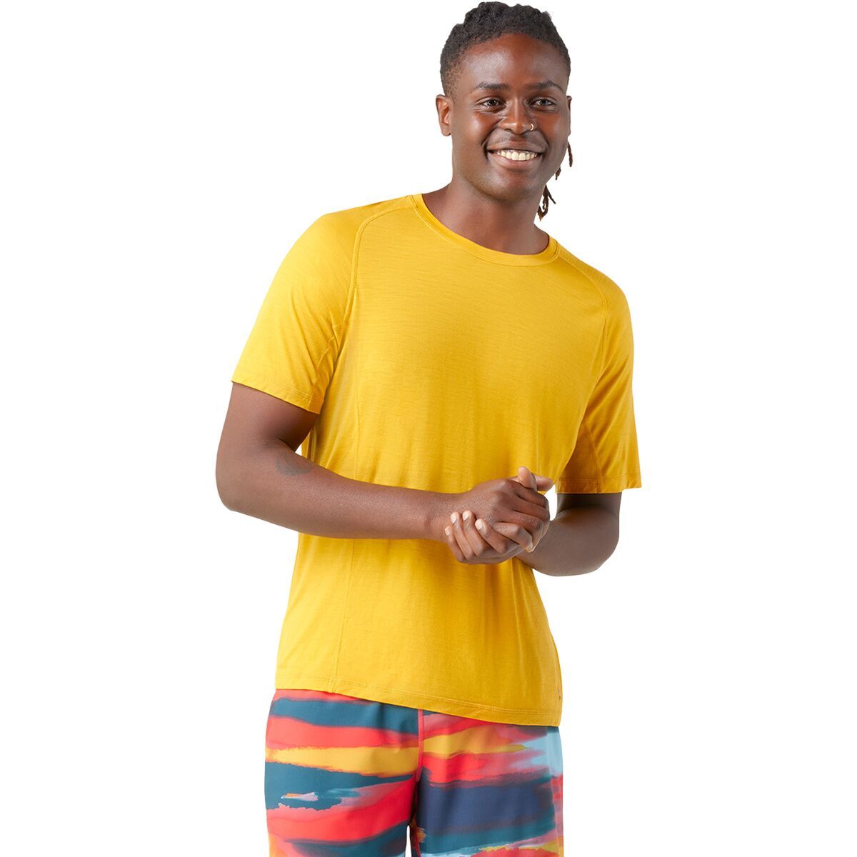 Smartwool Men's Active Ultralite Short Sleeve Shirt in Limeade - Size: Small