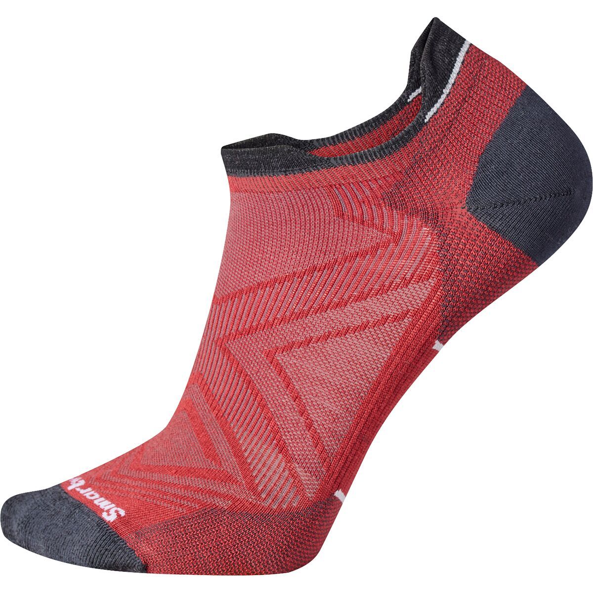 Smartwool Run Zero Cushion Low Ankle Sock in Medium Gray - Size: Medium
