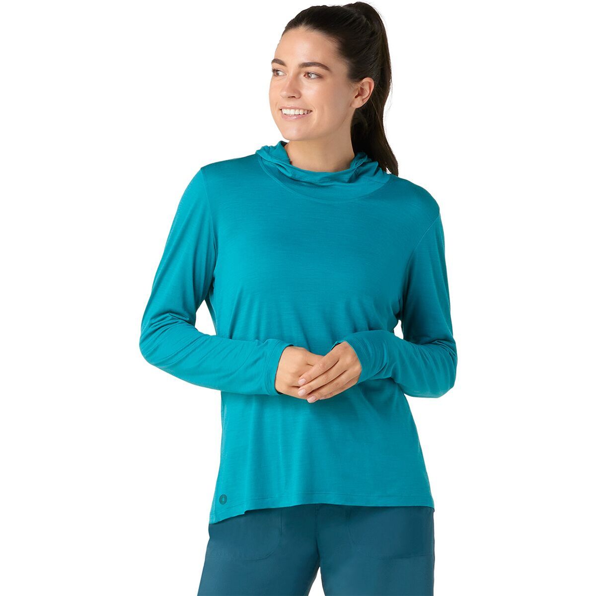 Smartwool Women's Merino Sport Ultralite Hoodie in Coral Reef - Size: XS