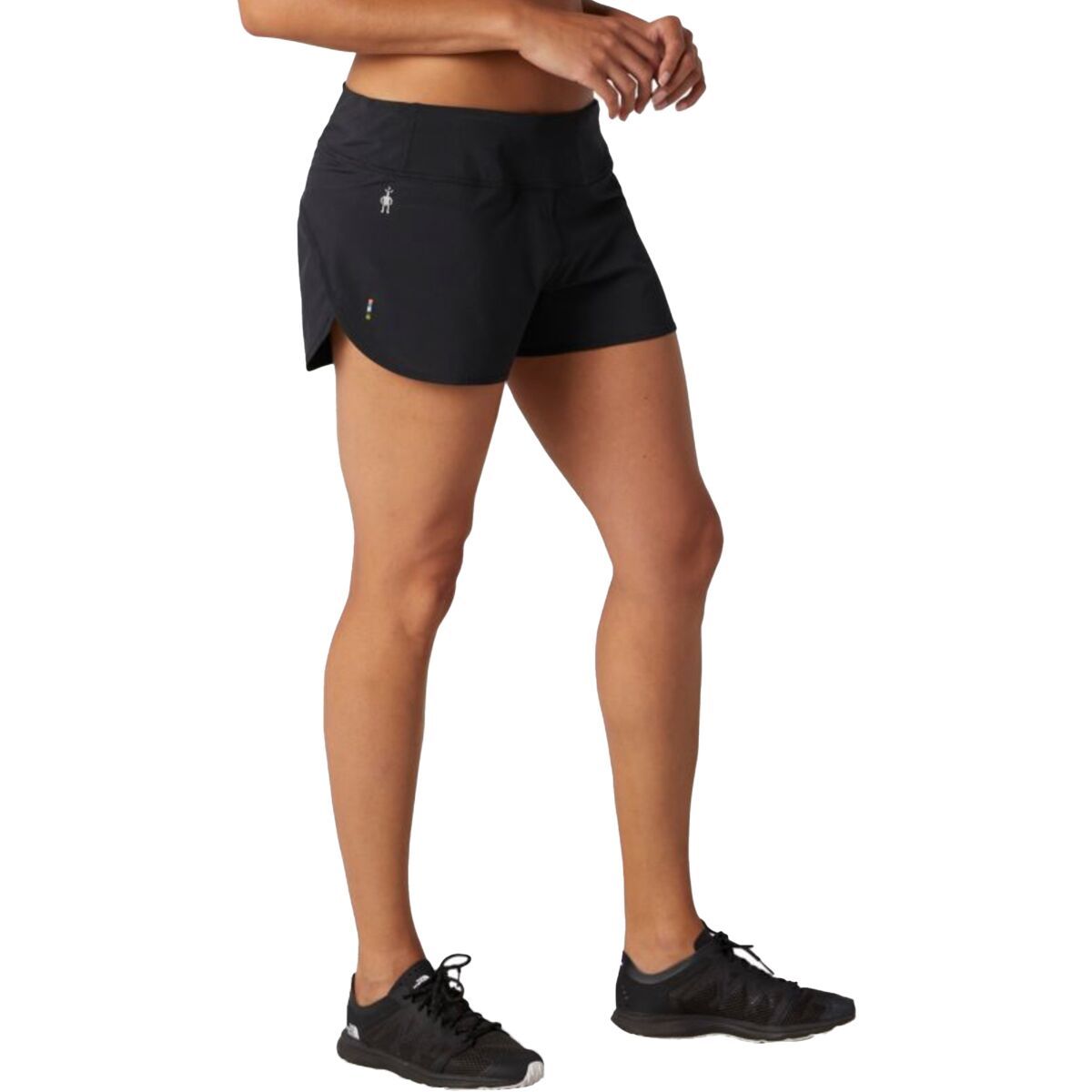 Smartwool Women's Merino Sport Lined Short in Twilight Blue Watercolor - Size: XL