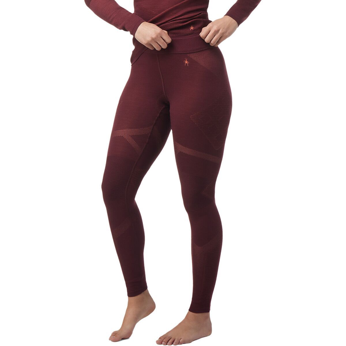 Smartwool Women's Intraknit Thermal Merino Base Layer Bottom in Eggplant / Nival Blue - Size: XS