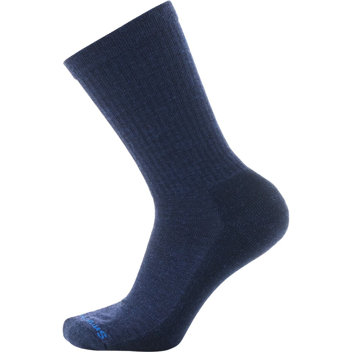 Smartwool Everyday Solid Rib Crew Sock in Deep Navy - Size: Medium