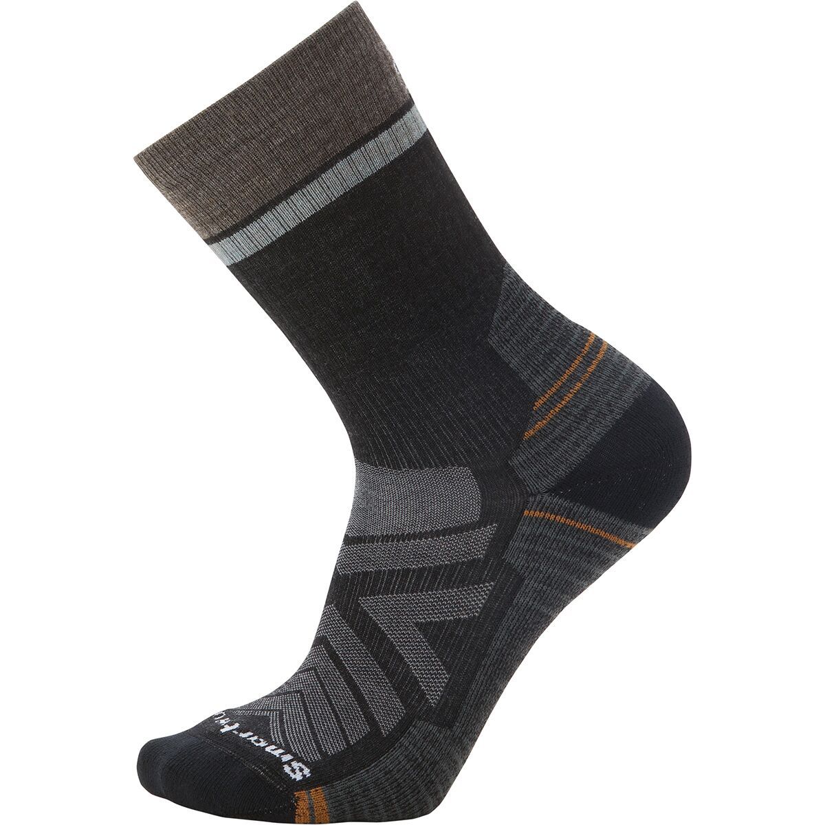 Smartwool Men's Hike Light Cushion Winding Trail Crew Sock in Taupe / Natural Marl - Size: Large