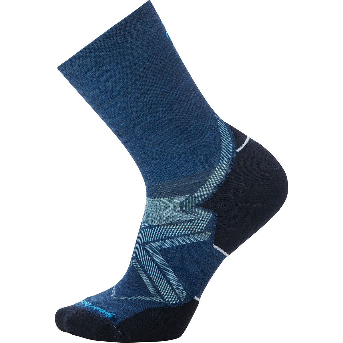 Smartwool Run Cold Weather Targeted Cushion Crew Sock in Black - Size: XL