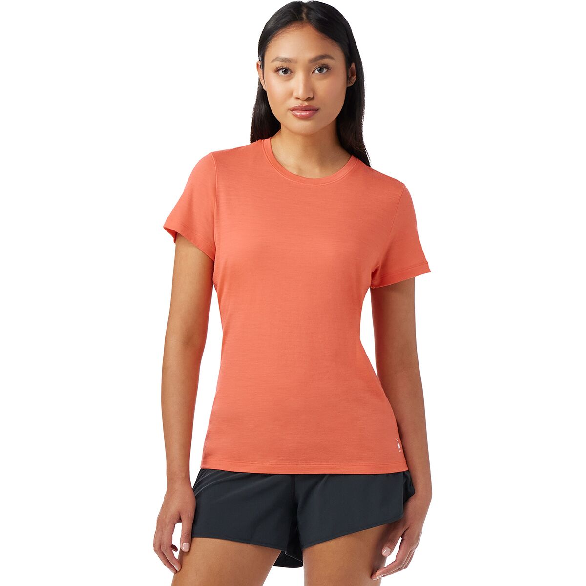 Smartwool Women's Merino Short-Sleeve T-Shirt in Coral Reef - Size: Small