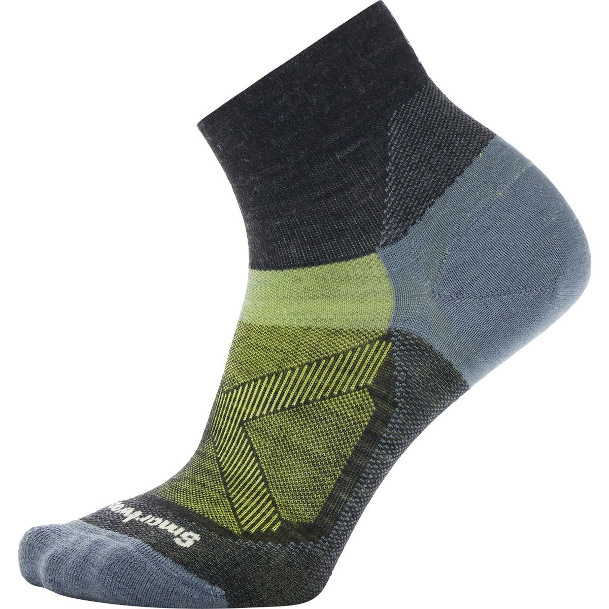 Smartwool Women's Bike Zero Cushion Ankle Sock in Pewter Blue - Size: Large