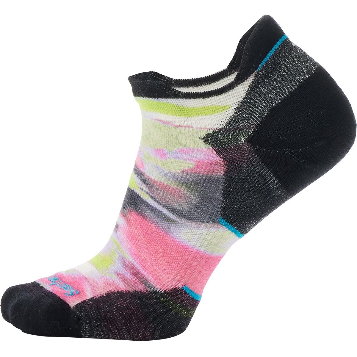 Smartwool Women's Run Targeted Cushion Brushed Print Low Ankle Sock - Size: Small