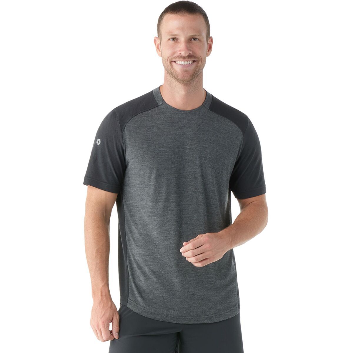 Smartwool Men's Active Mesh Short-Sleeve T-Shirt in Evergreen / Black - Size: Small