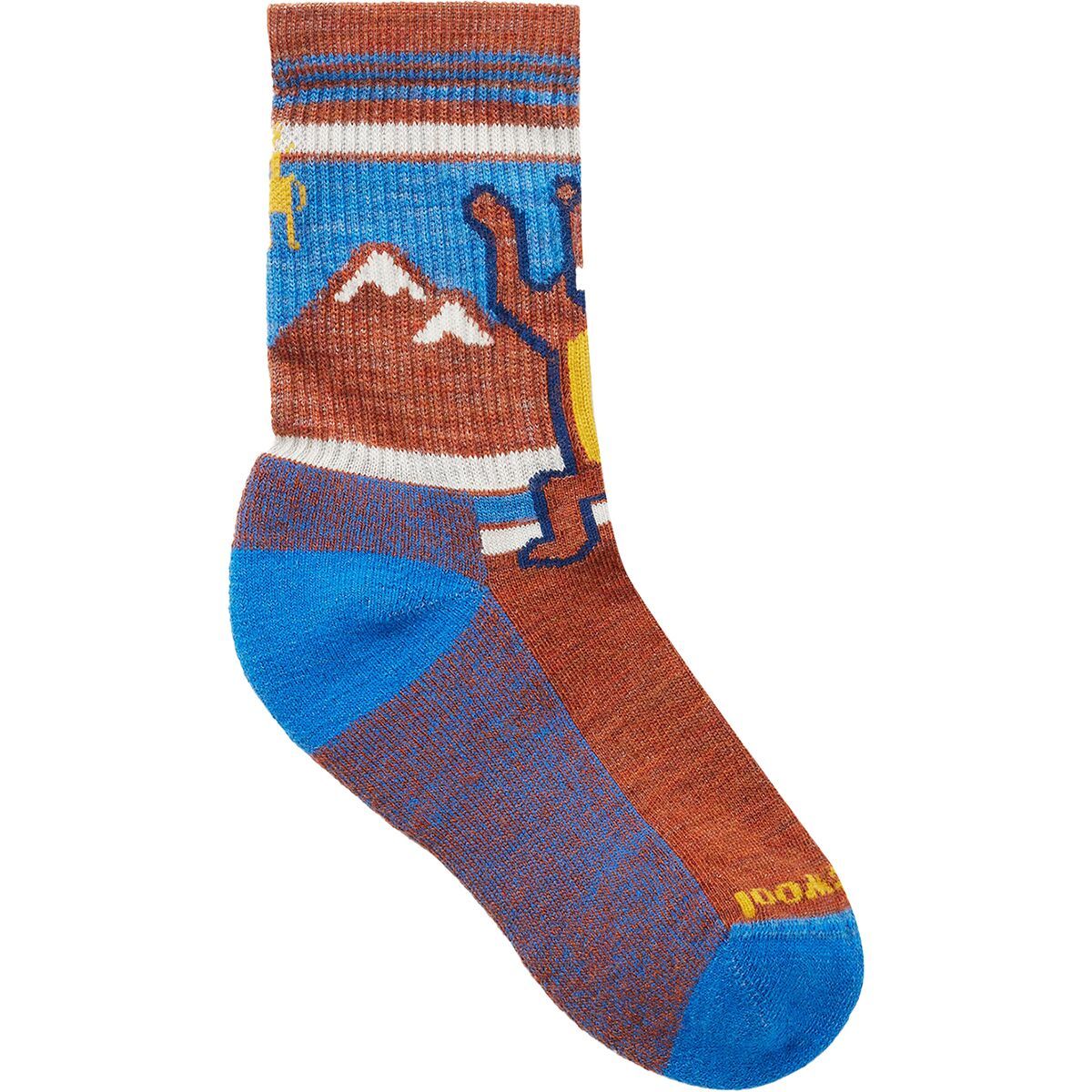 Smartwool Hike Light Cushion Hiking Bear Crew Sock - Kids' in Purple Iris - Size: Large