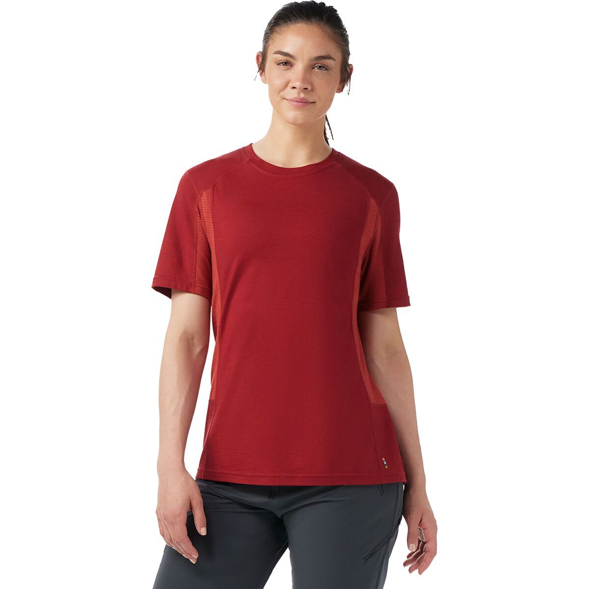 Smartwool Women's Mountain Bike Short-Sleeve Jersey in Currant - Size: Large