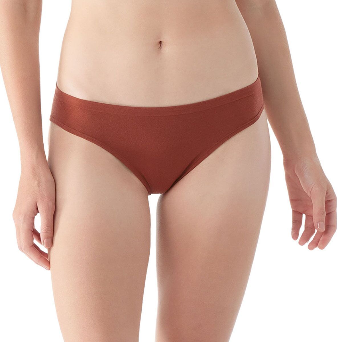 Smartwool Women's Intraknit Bikini in Pecan Brown - Size: XL
