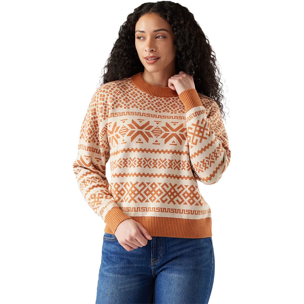 Smartwool Smartwool Women's Edgewood Heritage Crew Sweater in Terracotta - Size: XL - $58.50 at Steep and Cheap