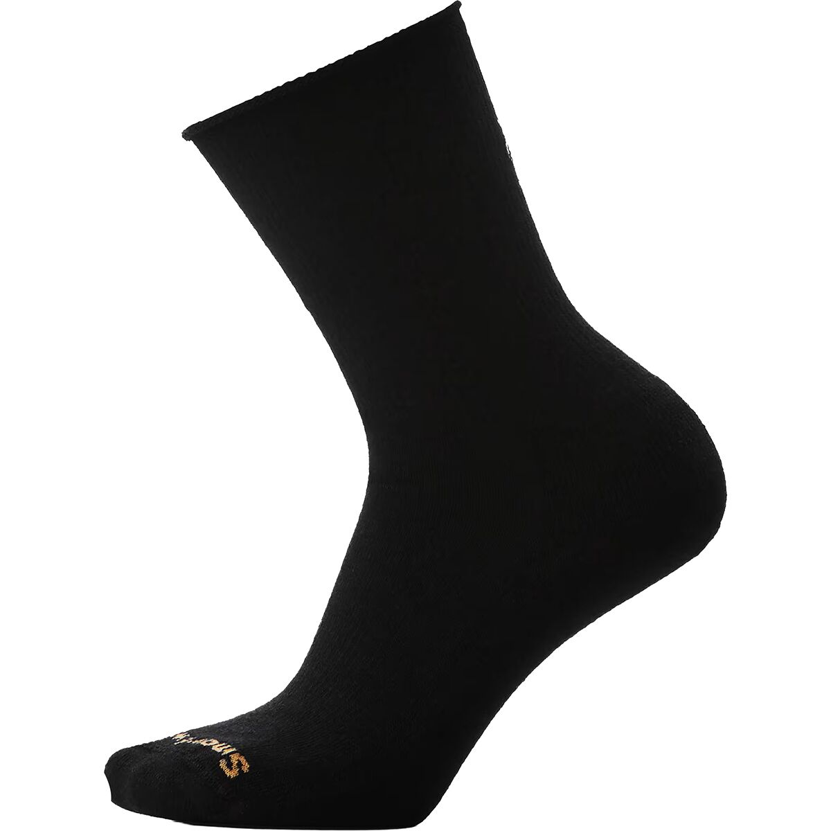 Smartwool Women's Everyday Roll Top Crew Sock in Black - Size: Large