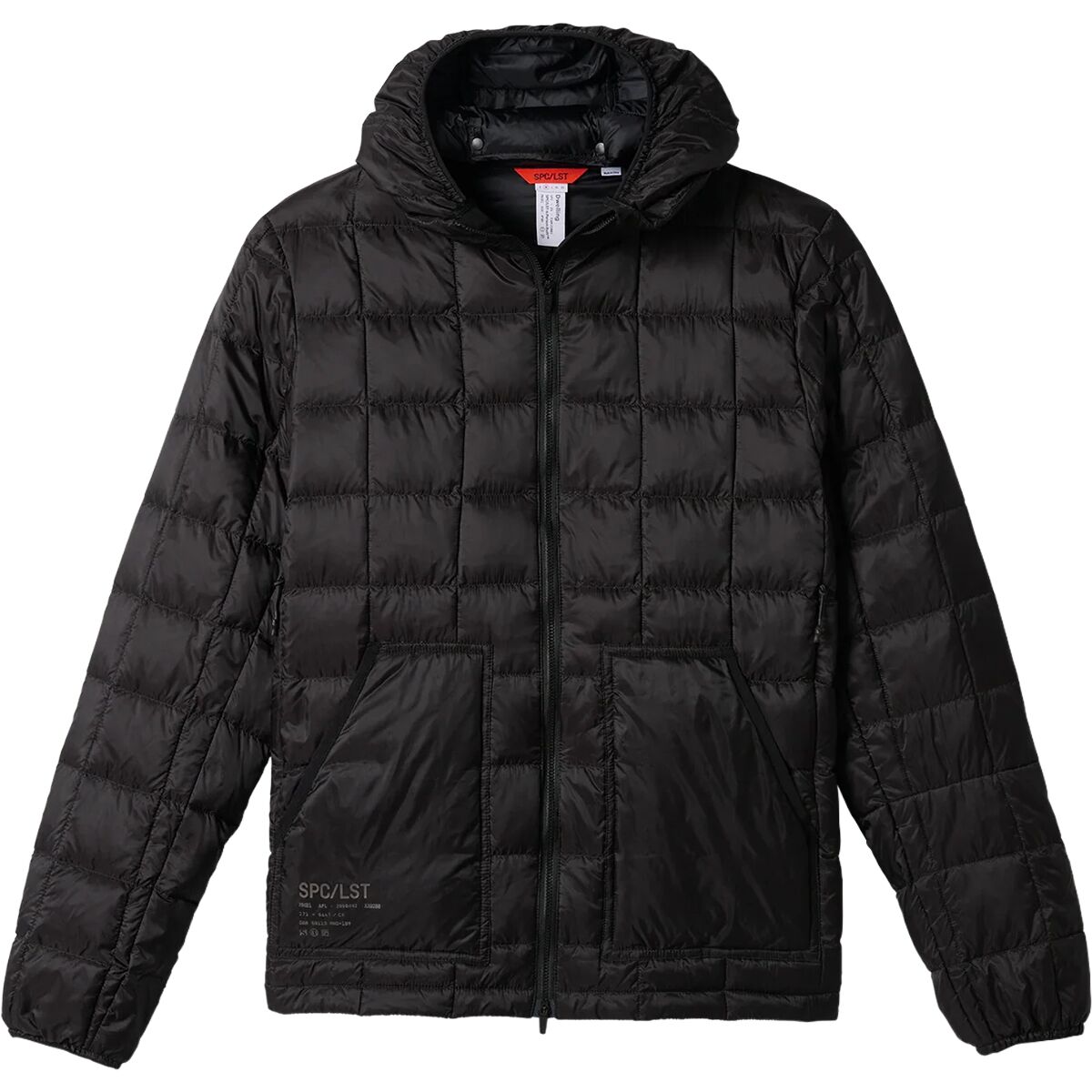 SPC/LST Men's Dwelling Quilted Down Jacket in Black - Size: Small