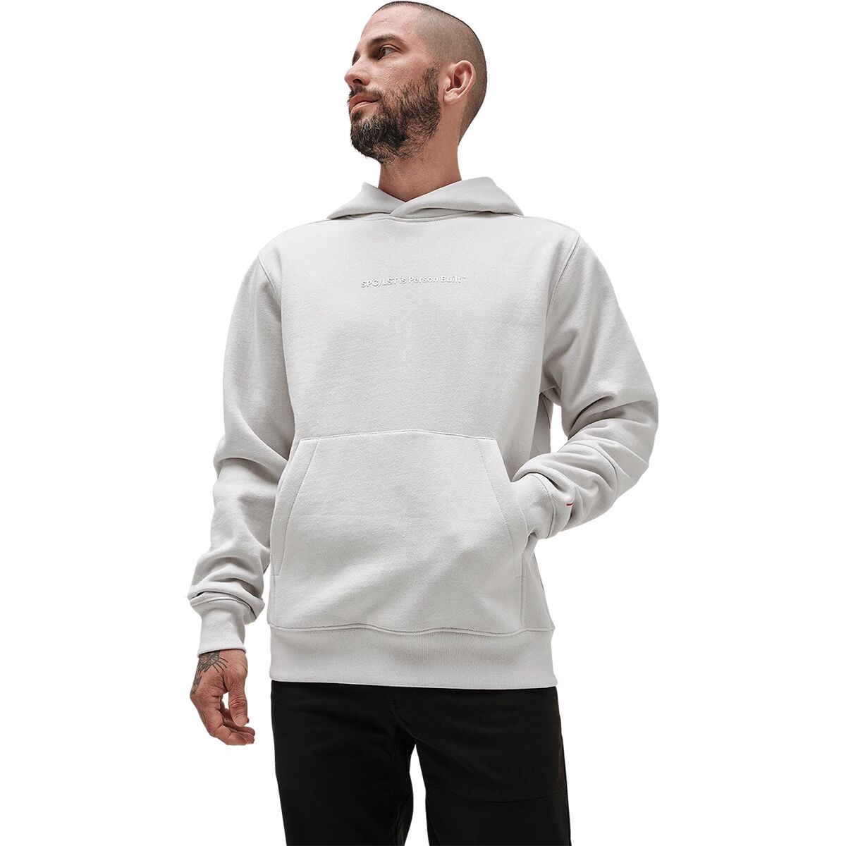 SPC/LST Men's Horizon Crossover Hoodie in Fog - Size: Large