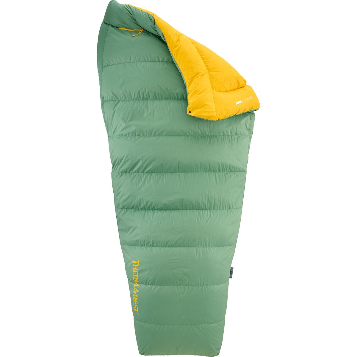 Therm-a-Rest Corus Quilt: 20F Down in Hedge Green - Size: Long