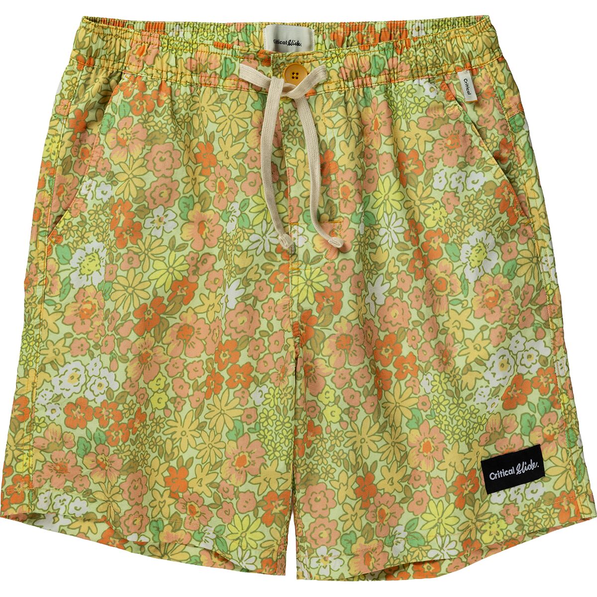 The Critical Slide Society Men's Hazed 16in Trunk in Sunflower - Size: 34