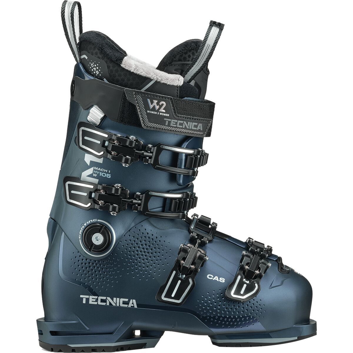 Tecnica Women's Mach1 HV 105 Boot - 2025 in Iridescent Green - Size: 22.5