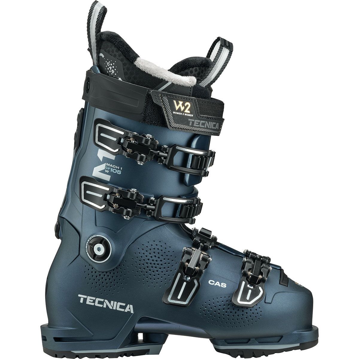 Tecnica Women's Mach1 LV 105 Ski Boot - 2025 in Iridescent Green - Size: 26.5
