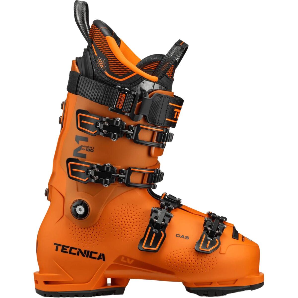 Tecnica Men's Mach1 LV 130 Ski Boot - 2025 in Icon Orange - Size: 29.5