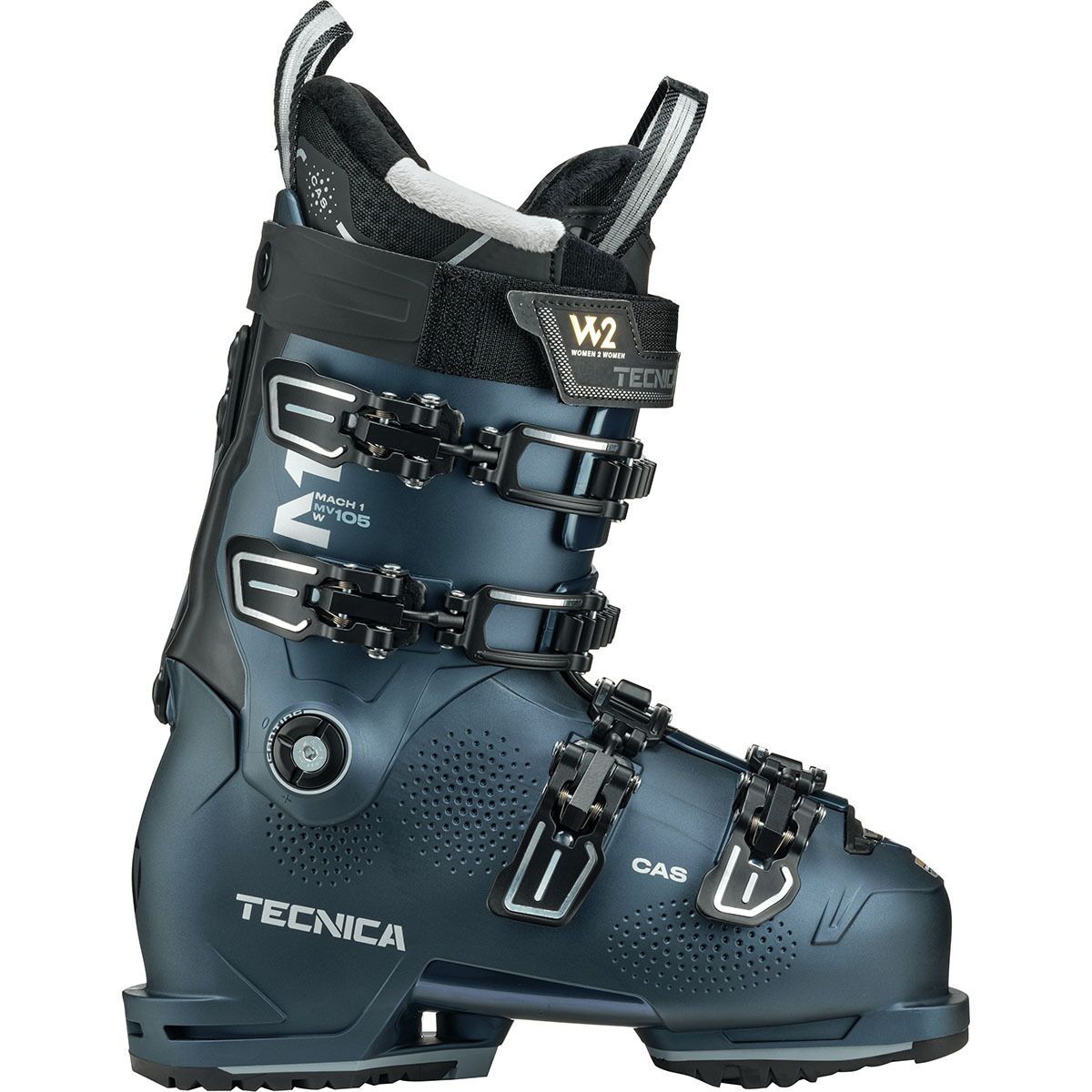 Tecnica Women's Mach1 MV 105 Ski Boot - 2025 in Iridescent Green - Size: 25.5