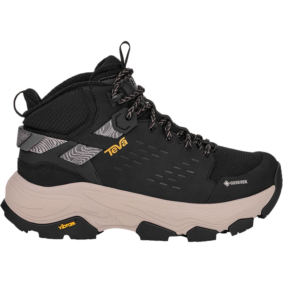 Teva Women's Grandview Max GTX Hiking Boot in Black - Size: