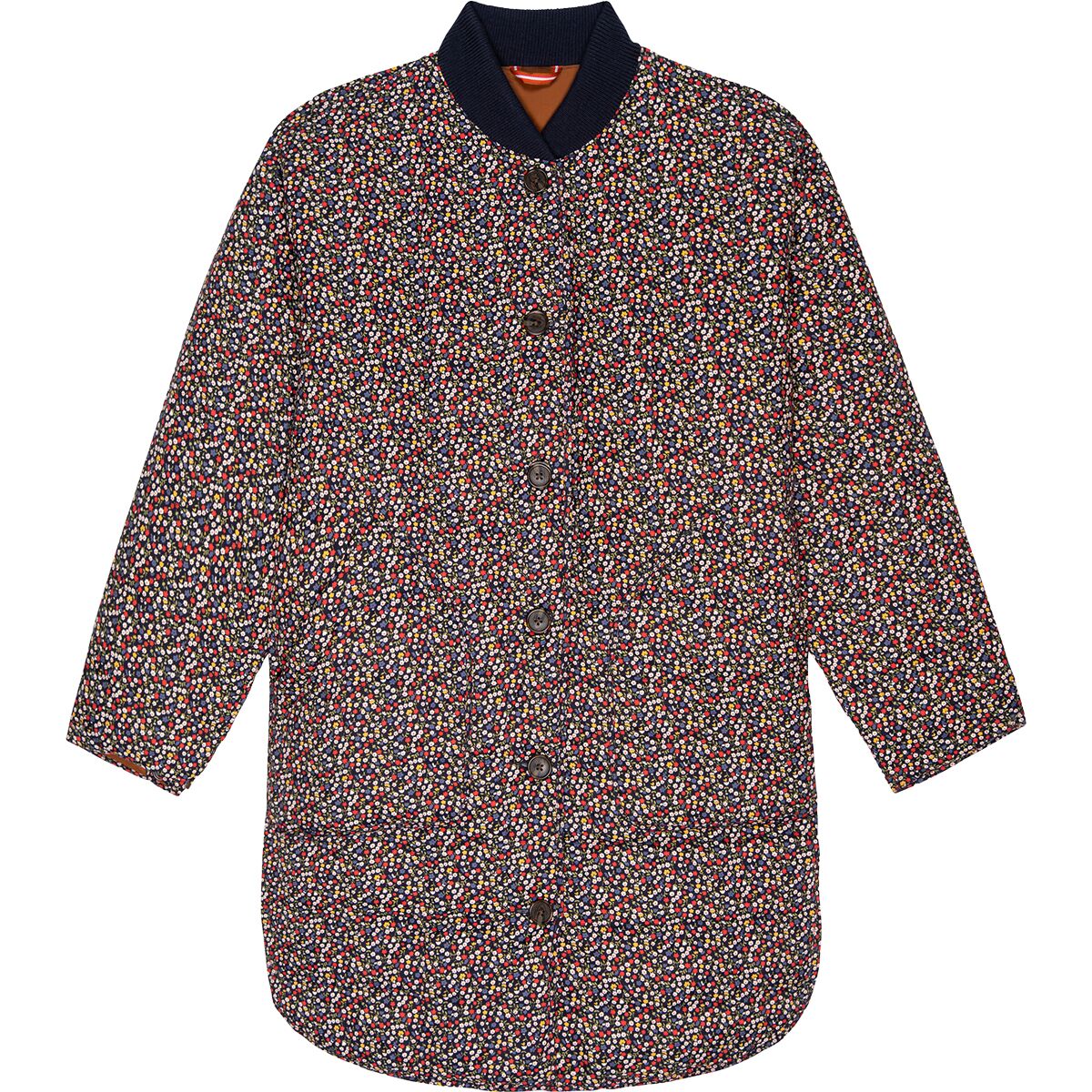 The Great Outdoors The Great Outdoors Women's The Reversible Down Treeline Puffer in Midnight Floral & Copper - Size: Medium - $247.48 at Steep and Cheap