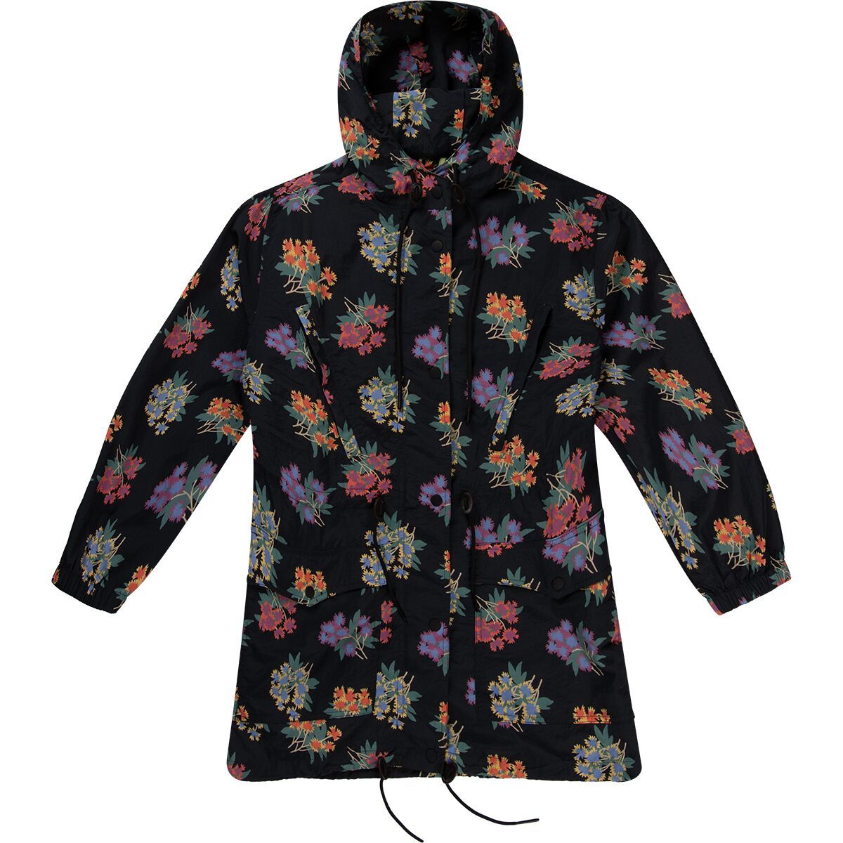 The Great Outdoors Women's The Rover Jacket in Black Palisade Floral - Size: Large