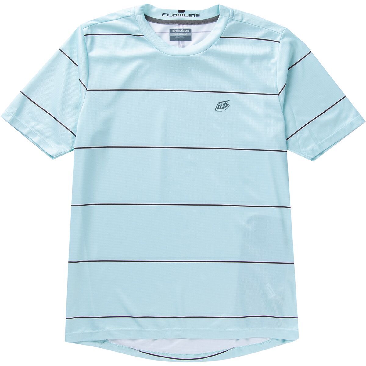 Troy Lee Designs Men's Flowline Short-Sleeve Jersey in Revert Black - Size: Medium