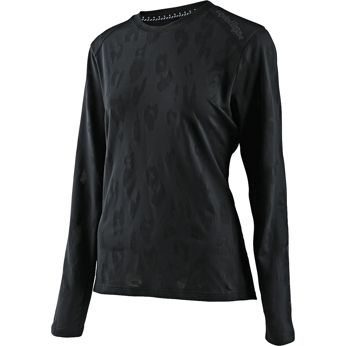 Troy Lee Designs Women's Lilium Long-Sleeve Jersey in Jacquard Black - Size: Small