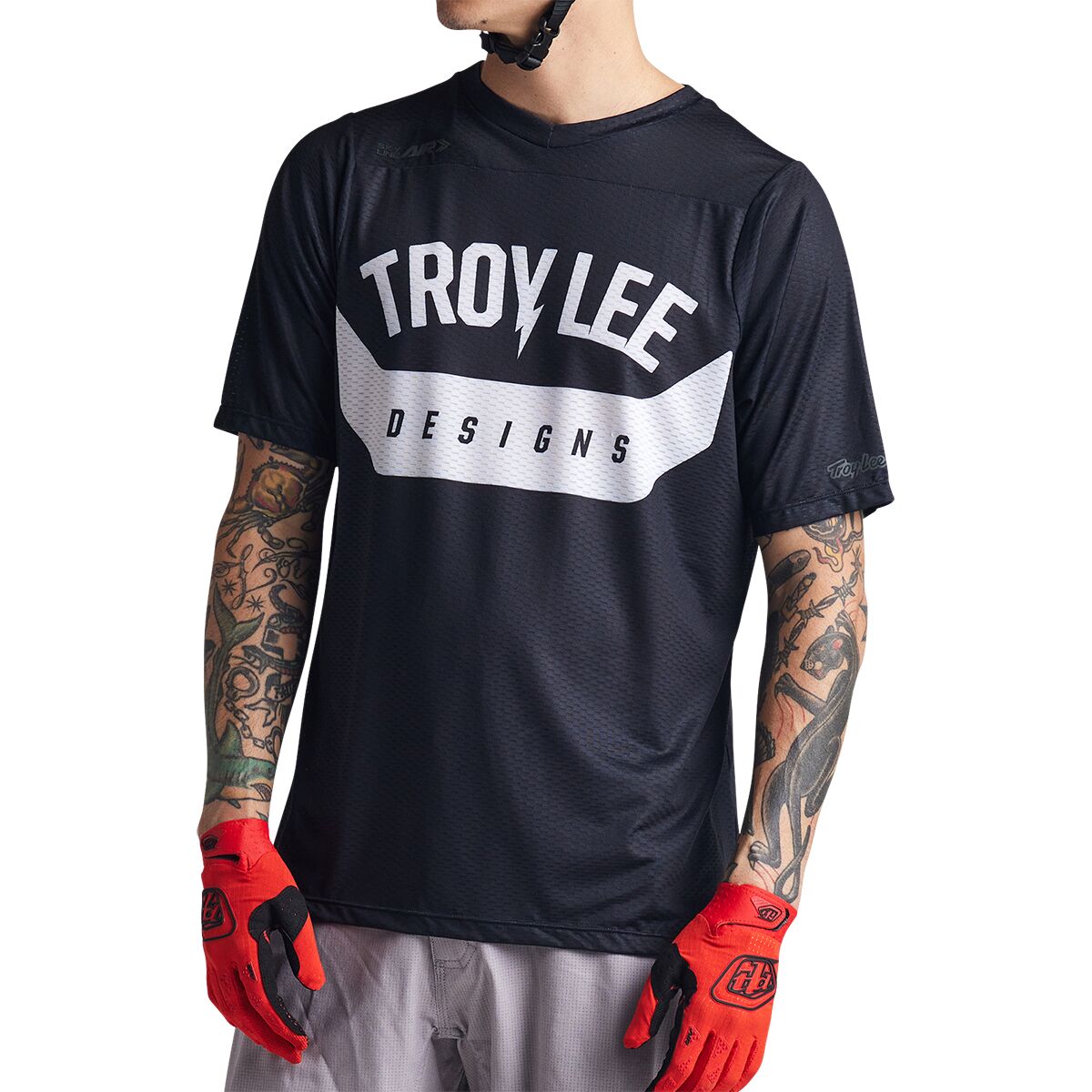 Troy Lee Designs Troy Lee Designs Men's Skyline Air Jersey in Aircore Black - Size: Small - $37.50 at Steep and Cheap