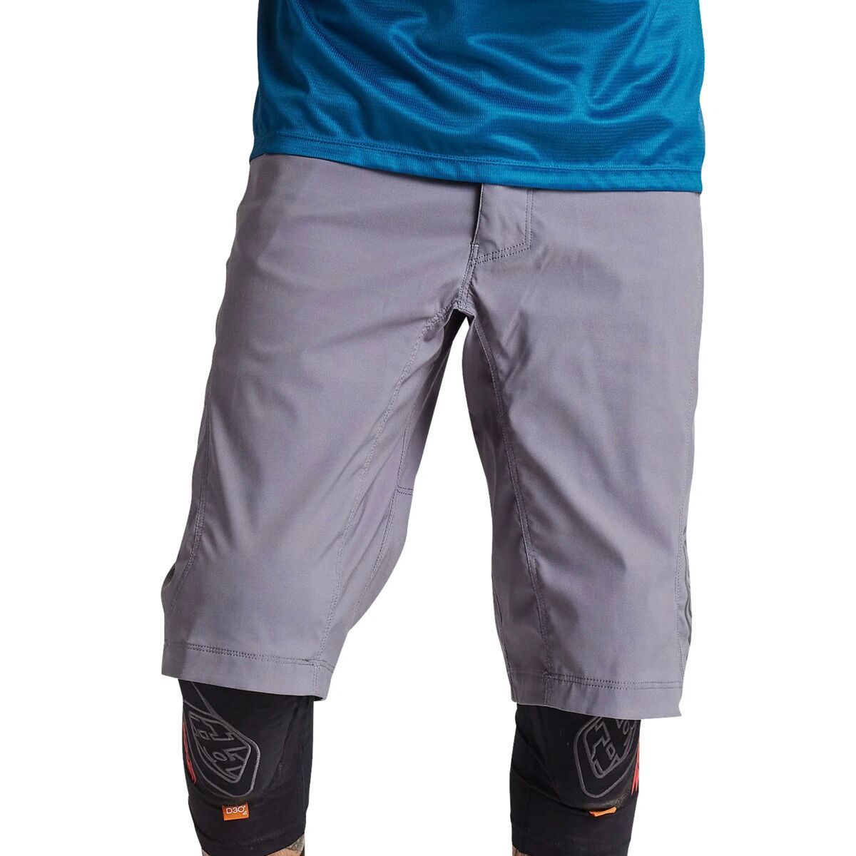 Troy Lee Designs Men's Flowline No Liner Shell Short in Light Charcoal - Size: 36