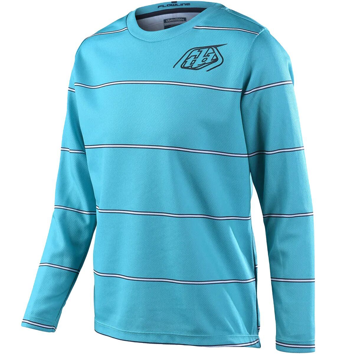 Troy Lee Designs Boy's Flowline Long-Sleeve Jersey in Aircore Mist - Size: Large