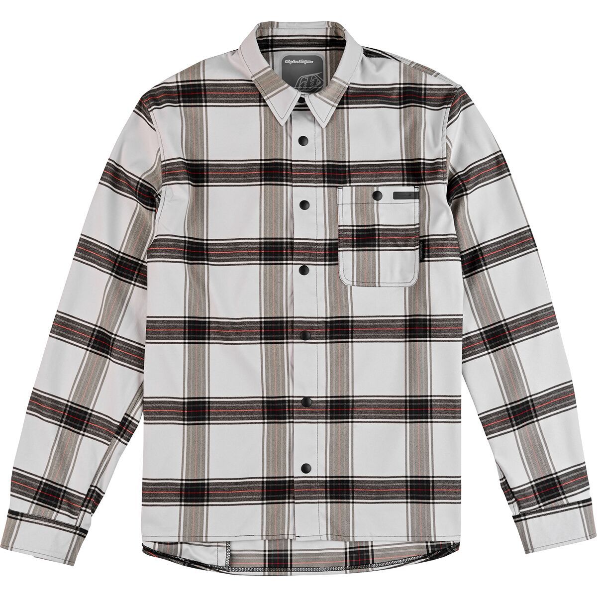 Troy Lee Designs Men's Grind Flannel in YD Plaid Mist - Size: Medium